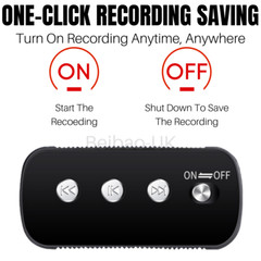 240Hr 16GB Spy Digital Activated Voice Recorder Mini Audio Magnetic MP3 Player
