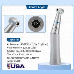 1-10*SKYSEA Dental Inner Water Low Speed Contra Angle Handpiece E-TYPE Fit KAVO