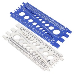 Nut Bolt Thread Gauge Checker M3 to M22 Metric and #4 to 3/4 Imperial Sizes Bolt