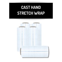 Cast Hand Pallet Stretch Wrap Plastic Bundling Shrink Film Clear