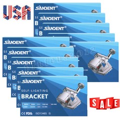 Dental orthodontic Self-ligating bracket Braces MINI ROTH.022 Hook 345