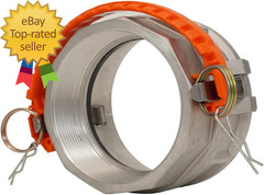 Camlock Safety Locks Fits Any 4 Cam Groove Fitting Made in the USA 2 Pack