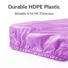Bags 1/10 Small 8 x 4 x 15 T-Shirt Plastic Grocery Shopping Bags Burgundy