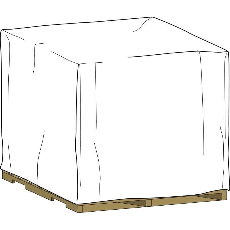 Poly-America PC5242 Painter’s Sheeting, 72 in L, 52 in W, Clear, 100 per Roll