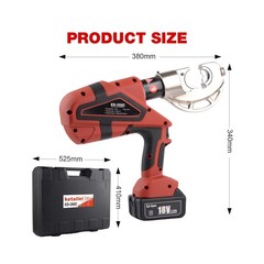 6 Ton Electric Hydraulic Crimper, Easy-Open Design for Quick Operation, 65KN …