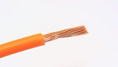 AUTOMOTIVE WIRE 10 AWG HIGH TEMPERATURE GXL WIRE ORANGE 25 FT MADE IN U.S.A
