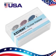 6PCS AZDENT Dental Composite Polishing Diamond System RA Disc 14mm Wheel