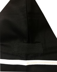 Popular Black and White Trim Adjustable Garrison Chef Hat, Chef Garrison Hat NEW