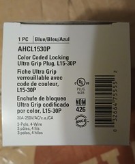 10 Eaton Arrow Hart AHCL1530P Blue Locking Ultra Grip Plug L15-30P 30A 250V 3P