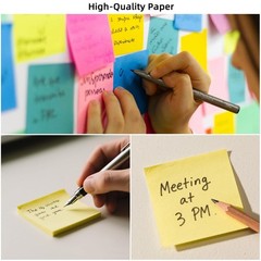 (24 Pads) Sticky Notes 3×3 Inches,Bright Colors Self-Stick Pads, Easy to Post…