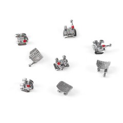 Dental Orthodontic Metal Brackets Braces Mini Roth/MBT 022/018 Hooks 3/345