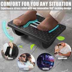Foot Rest for Under Desk at Work – Ergonomic Foot Stools for Under Office Desk –