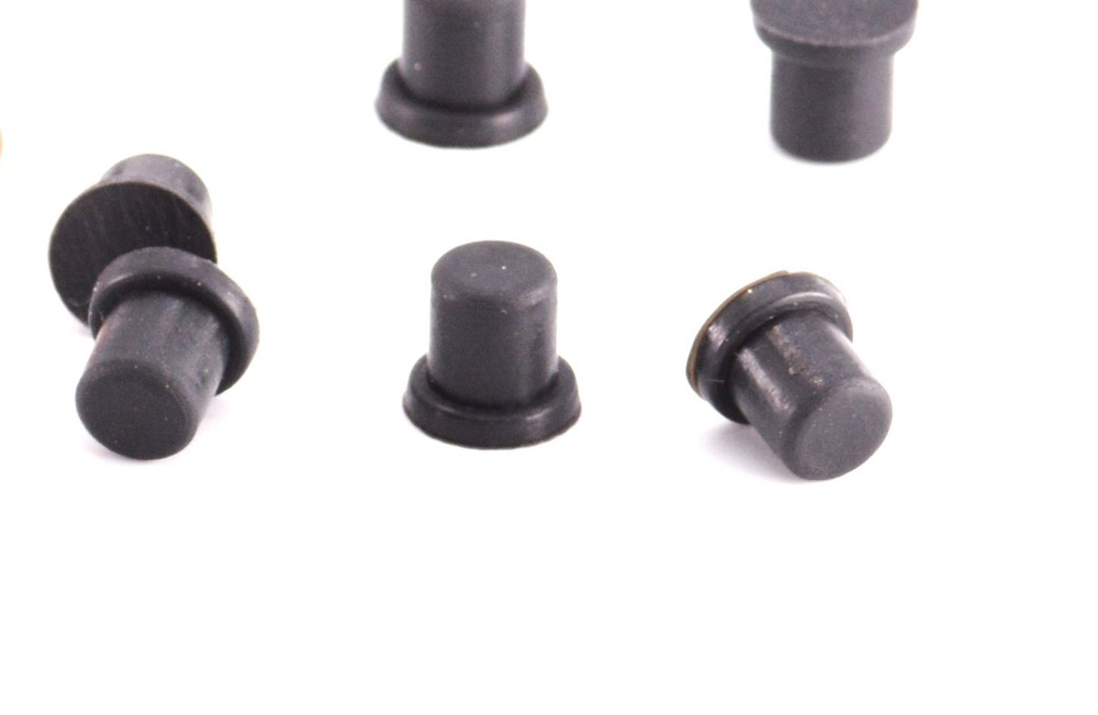 Silicone Rubber Stopper Plug Push In Compression Stem 12 Sizes 15 per Package