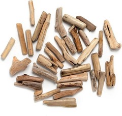 Byher Driftwood Pieces for Crafts Frames Wreath Surf 1″ – 4″ , 8OZ , 55pcs