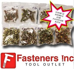 Grade 10.9 Metric Flange Bolt & Flange Nut Yellow Assortment Kit – 428 Pieces!