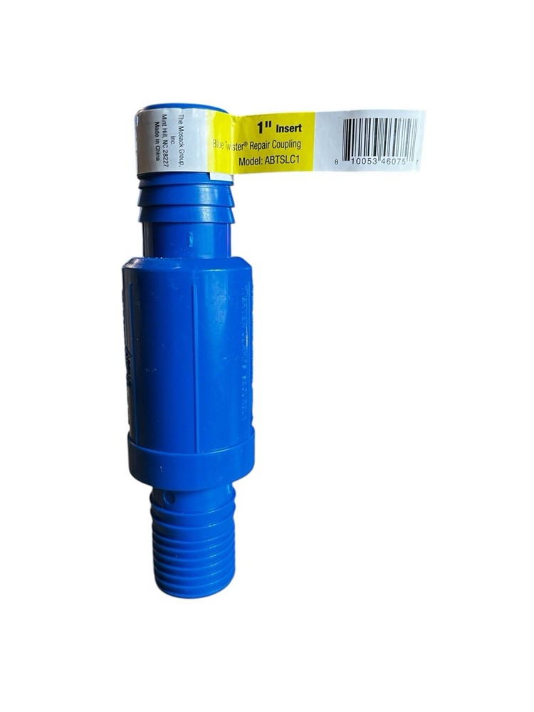 Apollo 1″ Blue Twister ABTSLC1 Polypropylene Telescoping Pipe Repair Coupling