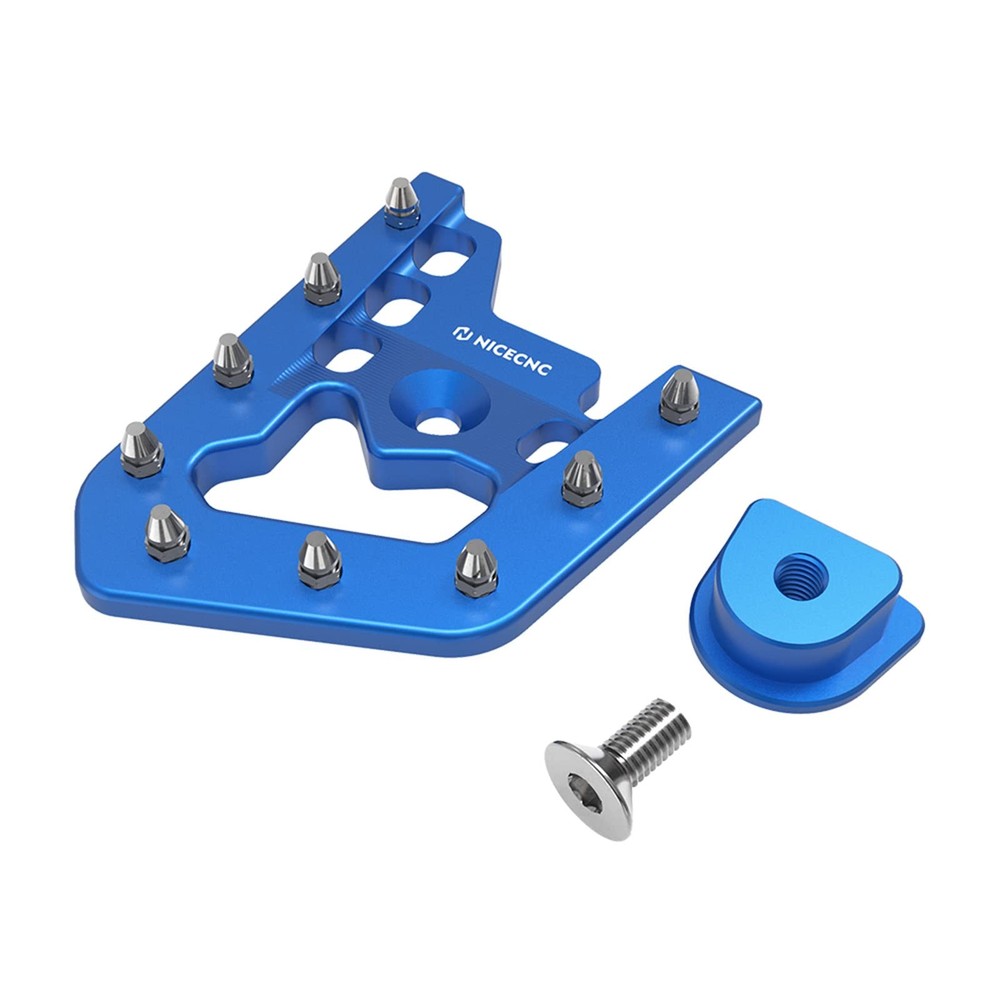 Foot Brake Pedal Lever Peg Pad Extender Compatible with Yamaha Raptor 700 Blue