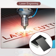 100 Pack Metal Business Cards Blank 3.4×2.1″ Aluminum Laser Engrave Printable