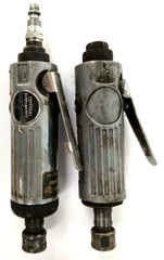 LOT OF 2 CENTRAL PNEUMATIC 1/4 AIR DIE GRINDER MAX ROTATING SPEED 22,000 RPM
