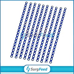 1.5mm Maxillofacial Mini Plates with 120 Pcs Titanium Screws and ScrewDriver Set