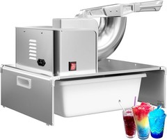 Commercial Snow Cone Machine 500LB/H Ice Crusher 300W