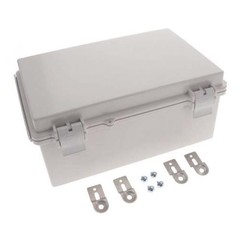 1PC Bud Industries NBF-32016 BOX ABS GRAY 11.81″L X 7.87″W