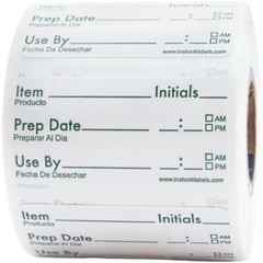 Removable Shelf Life Use By Food Rotation Labels | 1 x 2″ Inch | 500 Pack