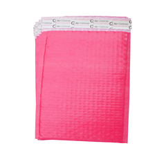 AirnDefense Any Size Pink Poly Bubble Mailers Plastic Shipping Padded Envelopes