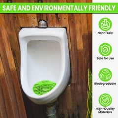 3 -50 Men’s Bathroom Urinal Screens Deodorizing Toilet Scented Freshener Filters