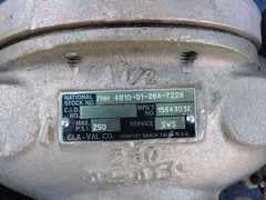 CLA-VAL 1-1/2″ Control Valve (# 100PM-4) 1564303E 7HH 4810-01-264-7228 – NOB NEW