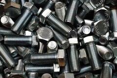 (10) Metric M20-2.5 x 50 Hex Head Cap Screw Zinc Plated Class 10.9 Bolts DIN 933