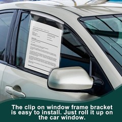 50-Pack Clip-On Window Form Holders, 9×13 Clear Plastic Sleeves for Buyers Guide