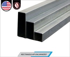 2″ x 3″ Galvanized Rectangular Tube – Mild Steel – 11 ga – ERW – 24″ inch long
