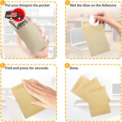 100 Pack Small Seed Saving Envelopes Bulk Blank Paper Coin Packets 3.23″×4.53″