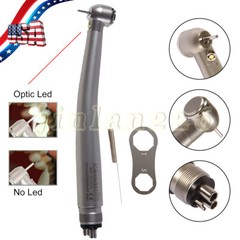 NSK STYLE Dental LED E-generator Fiber Optic High Speed Handpiece Turbine 4 Hole