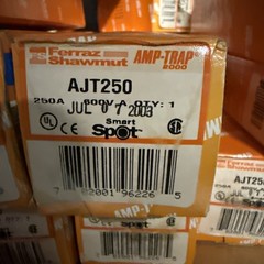 Ferraz Shawmut AJT250 600V 250A Class J Time Delay Fuse