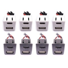 USB C Power Connector Female USB-C Port Panel Mount