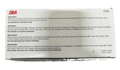 3M 7093 P100 Particulate Filters Respirator Cartridges 12ct Filters Exp 04/2026