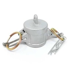 Aluminum 3/4″ Cam and Groove Dust Cap, Type DC Fitting (CAM-07-DC-AL)