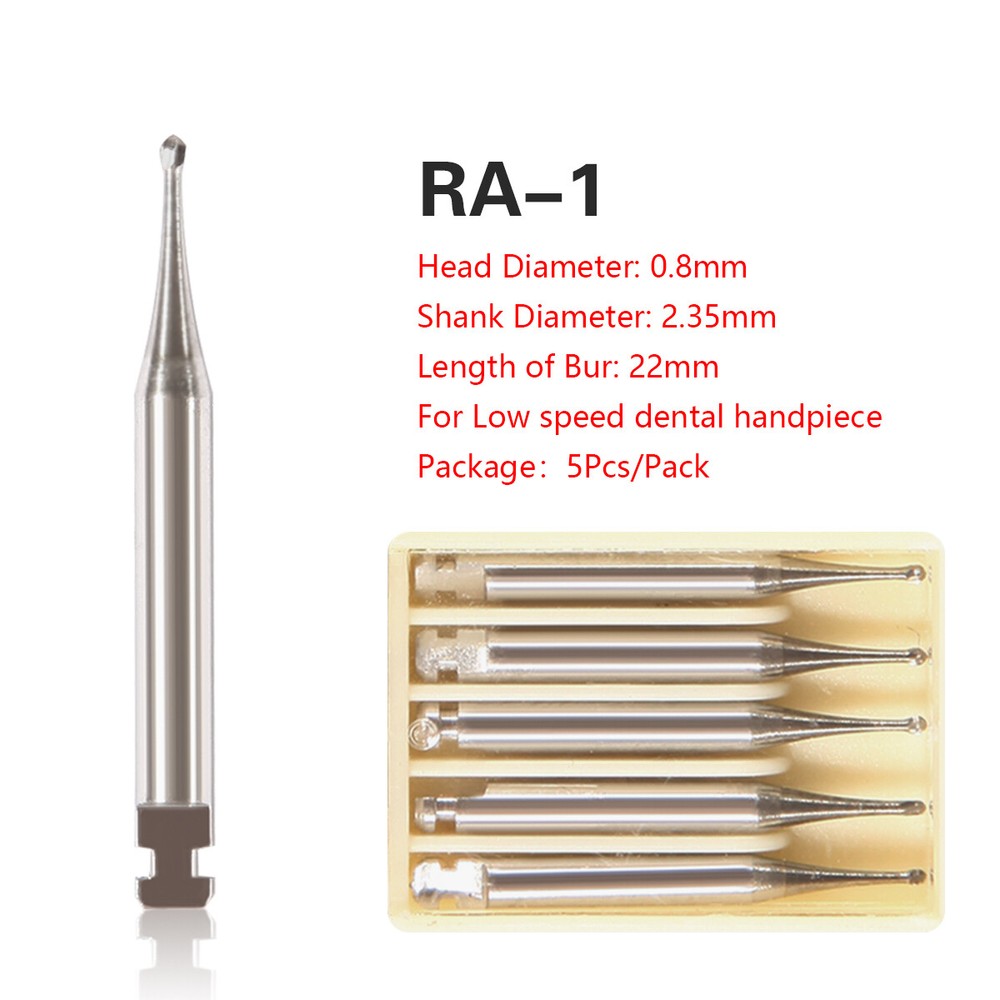 Dental Tungsten Steel Carbide Burs RA Fit Low Speed Contra Angle Handpiece po