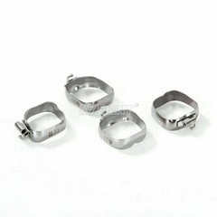 80PCS Bandas dentales ortodoncia para el primer molar con tubos bucales MBT 022