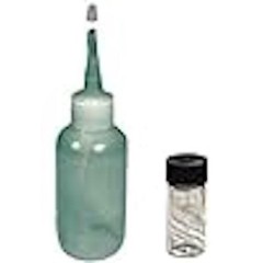 Sluice Monkey 10″ Blue Gold Pan with a 3oz Sniffer Bottle & Glass Vial