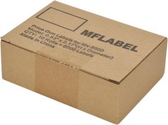 MFLABEL 10 Rolls 6000 White Price Gun Labels for Mx-5500 – with Double Red Line