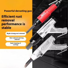 Pneumatic Descaling Descaler Knocking Rust Gun Corner Straight Descaling Gun