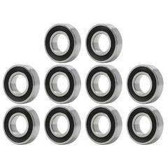 6205-2RS Ball Bearing 25x52x15mm 6205 2RS Rubber Sealed (PCs 10)