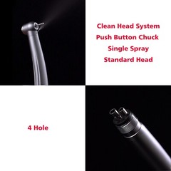 10 SANDENT NSK Style Dental High Speed Handpiece Push Button Standard Head 4Hole