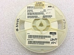 (2,144 PIECE REEL) GRM40C0G181J050AD, Capacitor, Ceramic, 180pf, 50V, 5±%, C0G