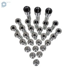 Metric 29 Pc 1/32″ – 1″ R8 Collet Set Fractional High Quality