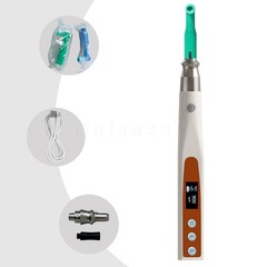 Dental Cordless Electric Hygiene Prophy Handpiece 360° Swivel + 2 Prophy Angles