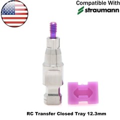 Dental Implant Analog Impression Coping Open Closed Tray NC/RC For Straumann ITI